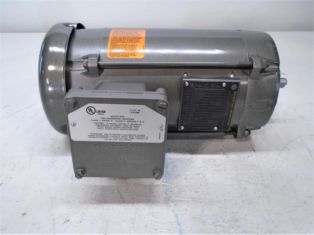 Baldor Reliance .75 HP Electric Motor #VL5007A, 115/230V, 1725 RPM